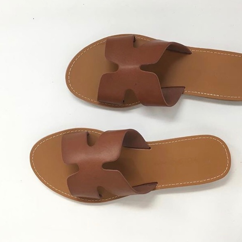 Rose sandals in Whisky🌹